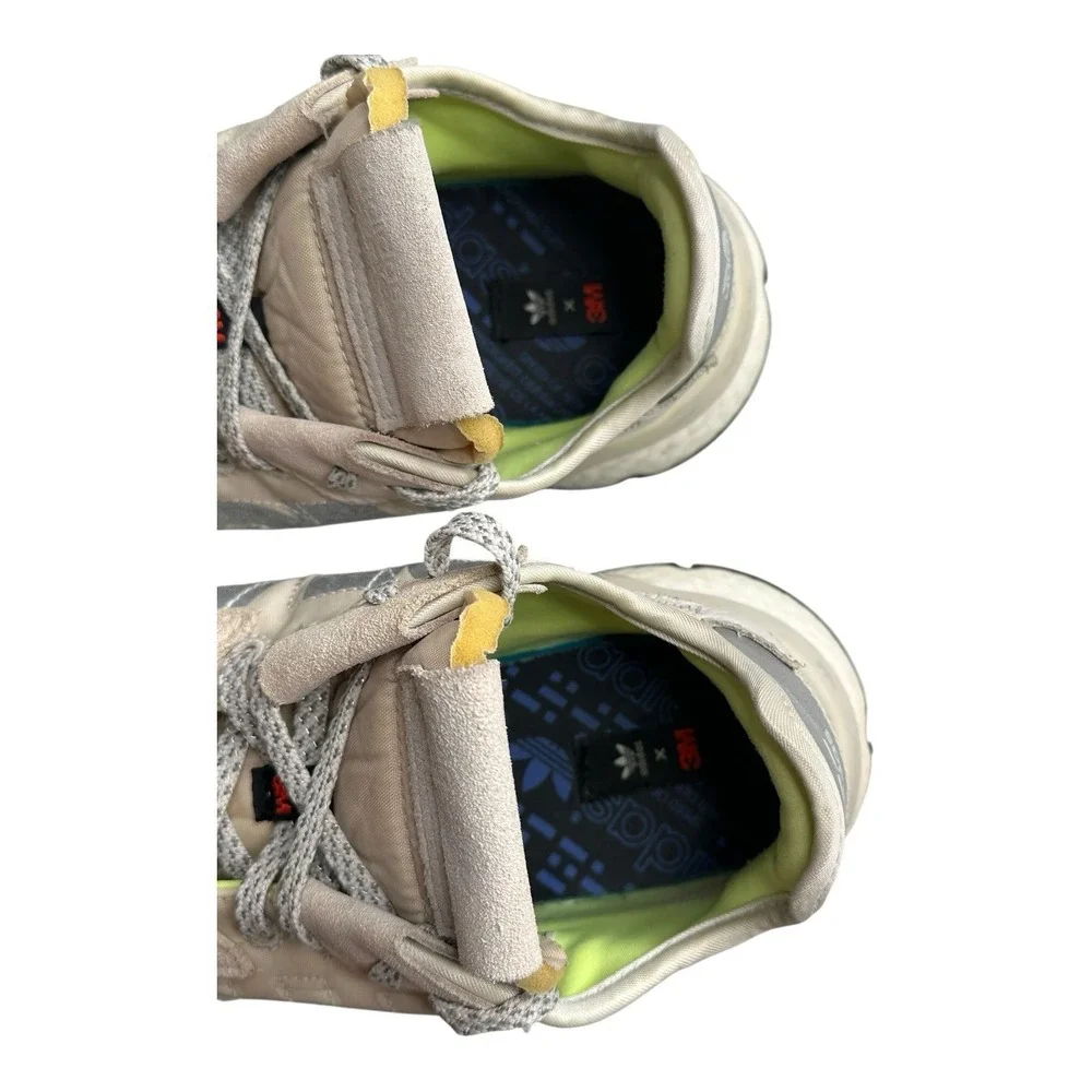 Adidas Women's 8.5‎ Nite Jogger Chunky Sneakers Off Gray High Vis Sporty